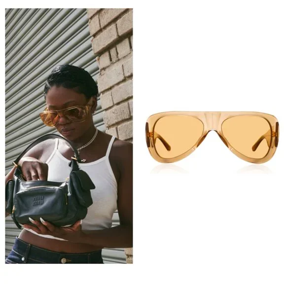 The Attico | Accessories | The Attico Edie Aviator Oversized